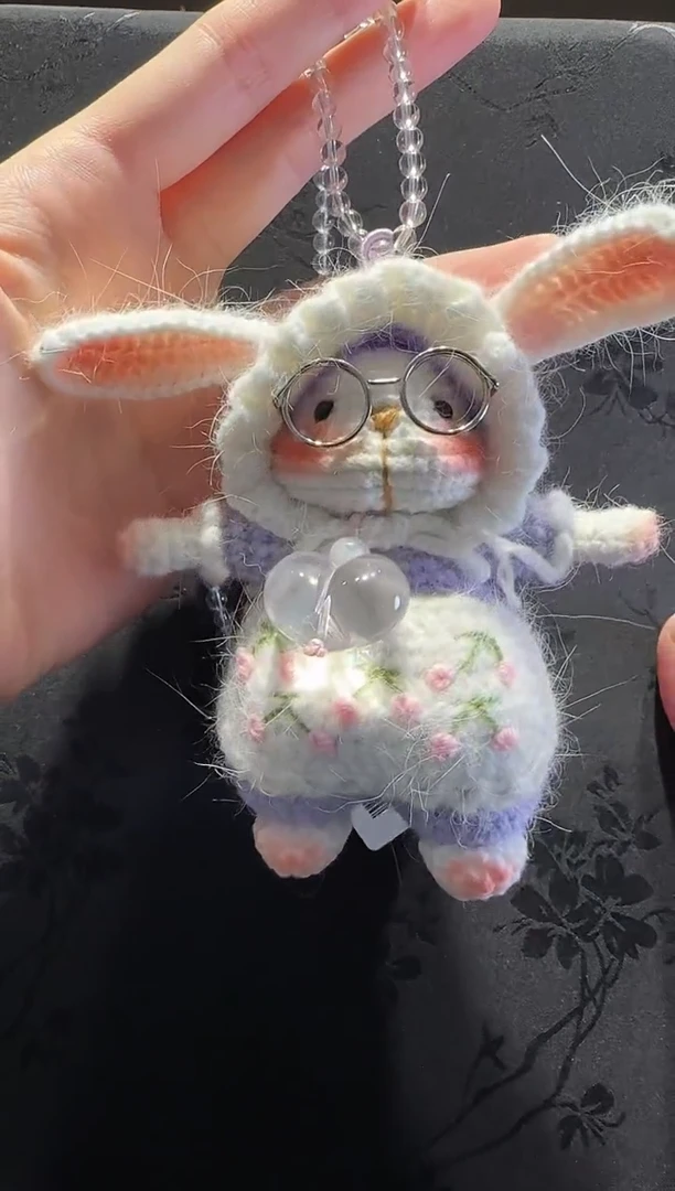 未镶嵌手绳水晶兔子