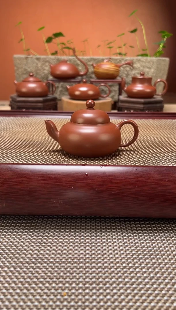 茶壶紫砂超薄胎 三湾梨  精工全手