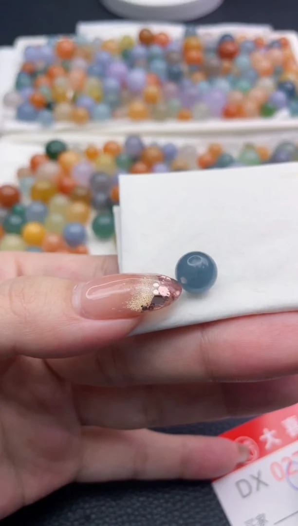 未镶嵌定制翡翠发*珠子