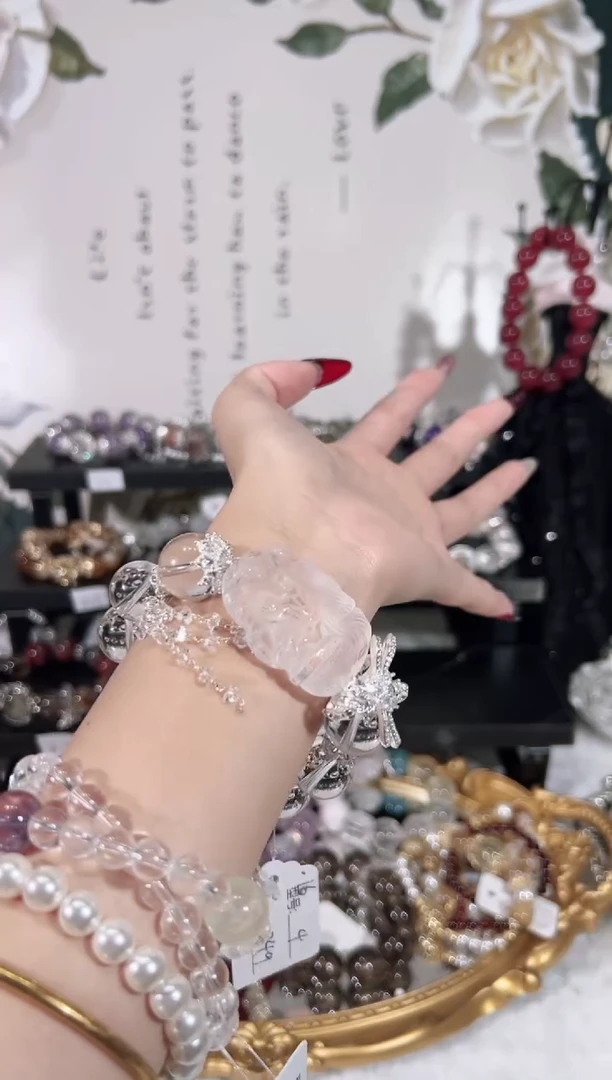 【闪购商品】水晶手链未镶嵌天然水晶默认微瑕 多样性发货发其一