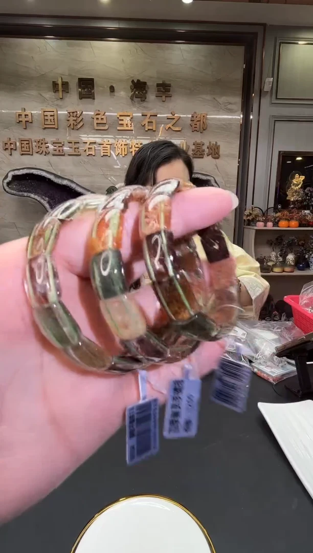 【闪购商品】水晶手排未镶嵌四季幽灵多样性发一