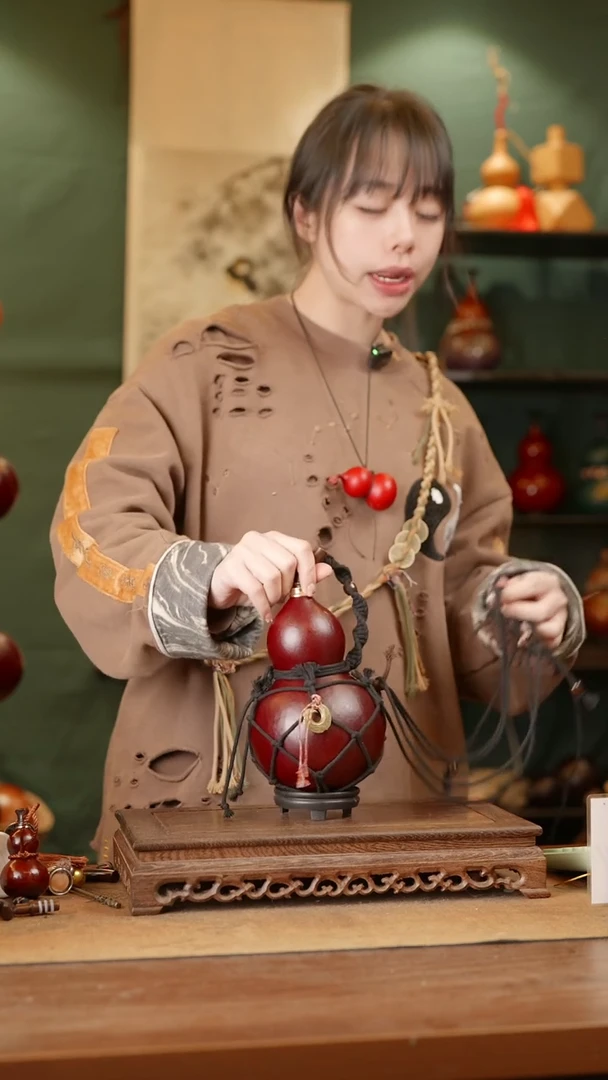 十*208号精品天然大漆酒葫芦一物一拍~