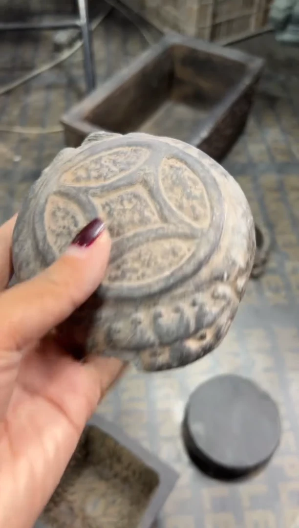 陶土【火山泥】金蟾小底座