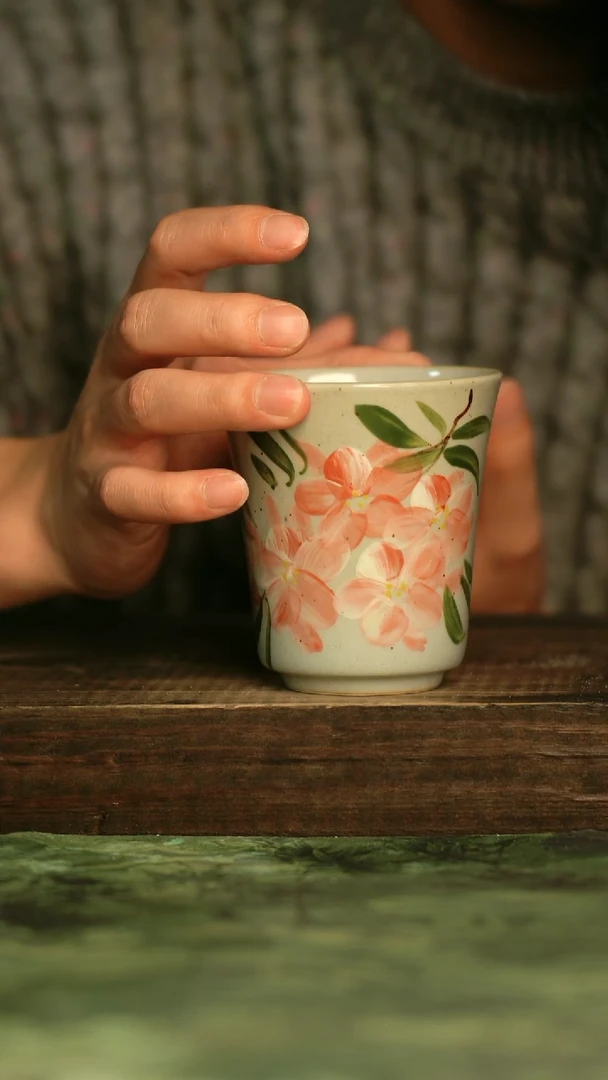 瓷器青诗集手工手绘瓷器