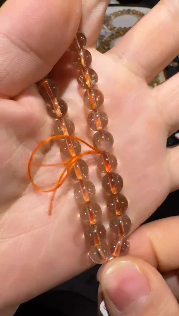 未镶嵌手串发晶SJ-609金发晶