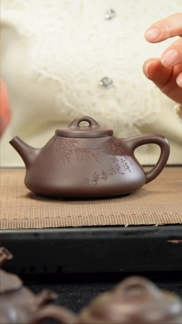 茶壶紫砂吉**照老紫泥子也200