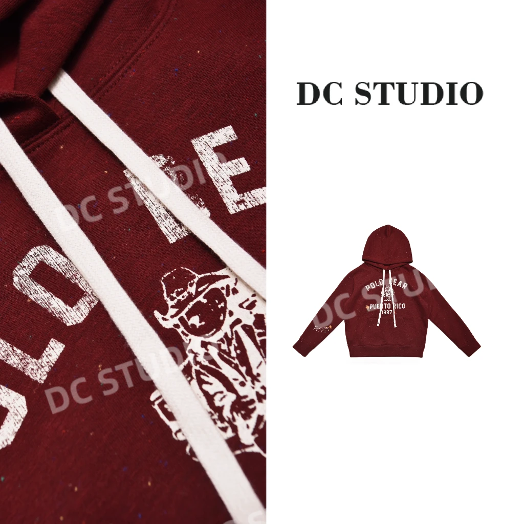 DC STUDIO【暖姜】2025秋冬新款运动保暖休闲复古美式简约连帽卫衣