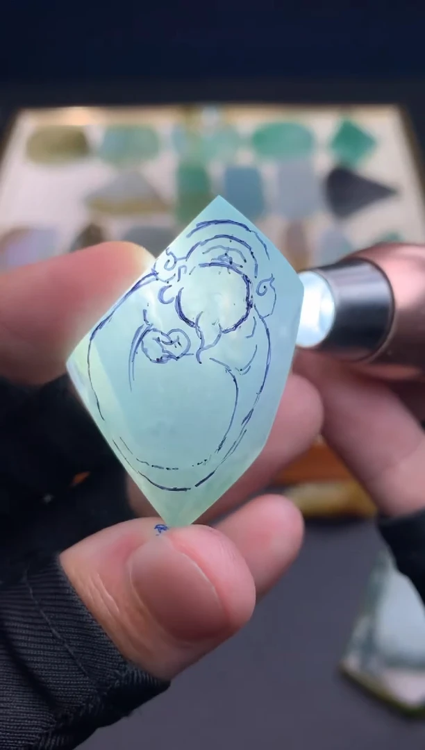 定制翡翠未镶嵌 天然翡翠裸石（含工费）