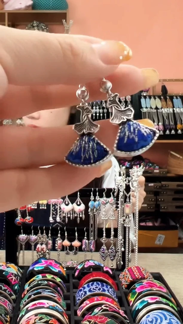 织绣艺枝独绣老绣饰品40