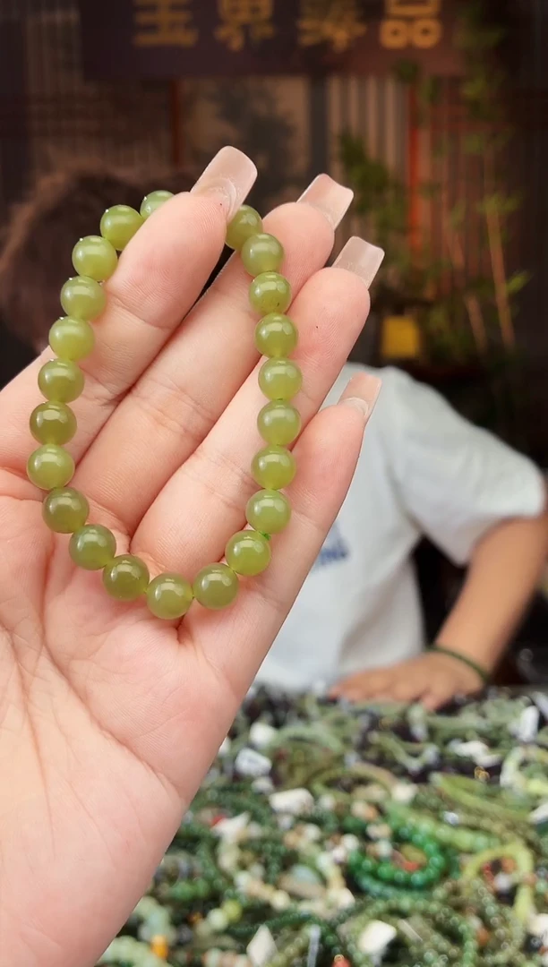 和田玉未镶嵌颈饰拍一发一