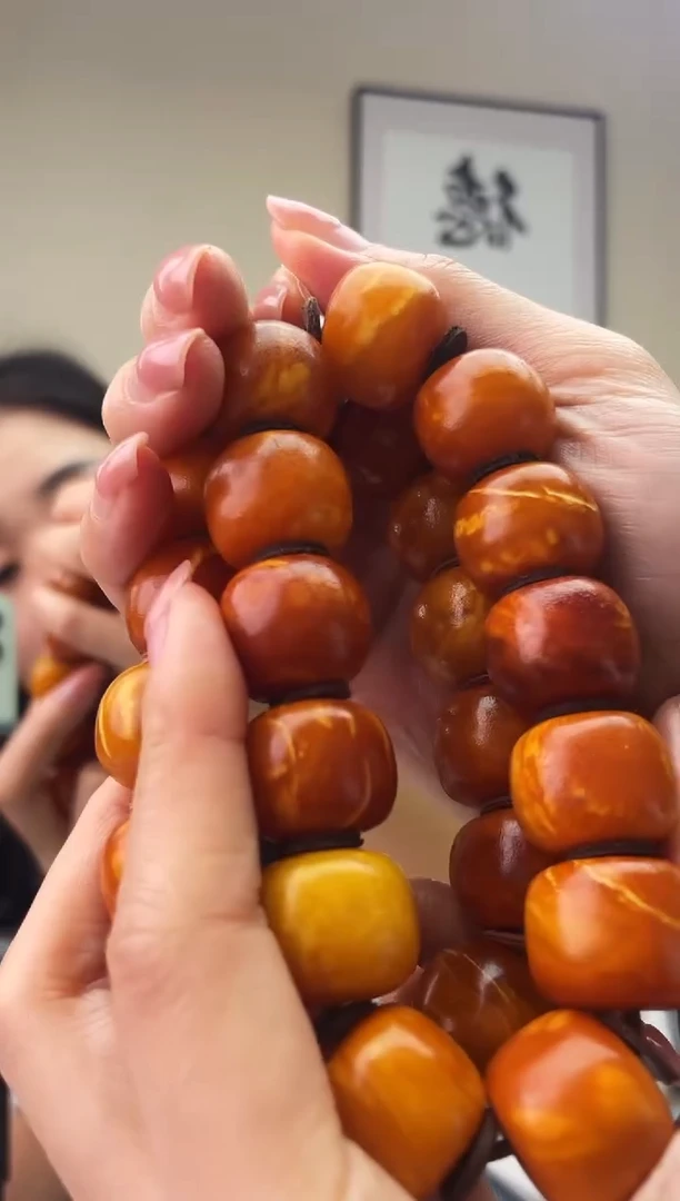 琥珀未镶嵌珠宝奇石T052 19花蜡假一罚十，多样性发一件