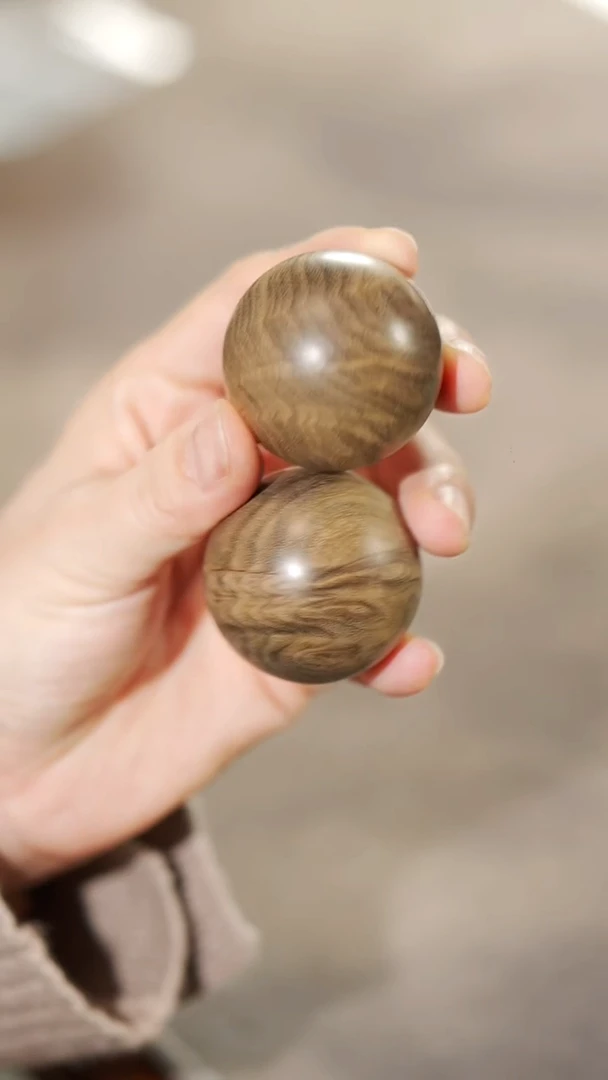 金丝楠608金丝楠阴沉木4.0cm手球