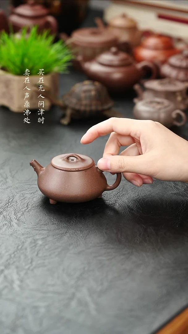 茶壶紫砂王明楦小山石瓢