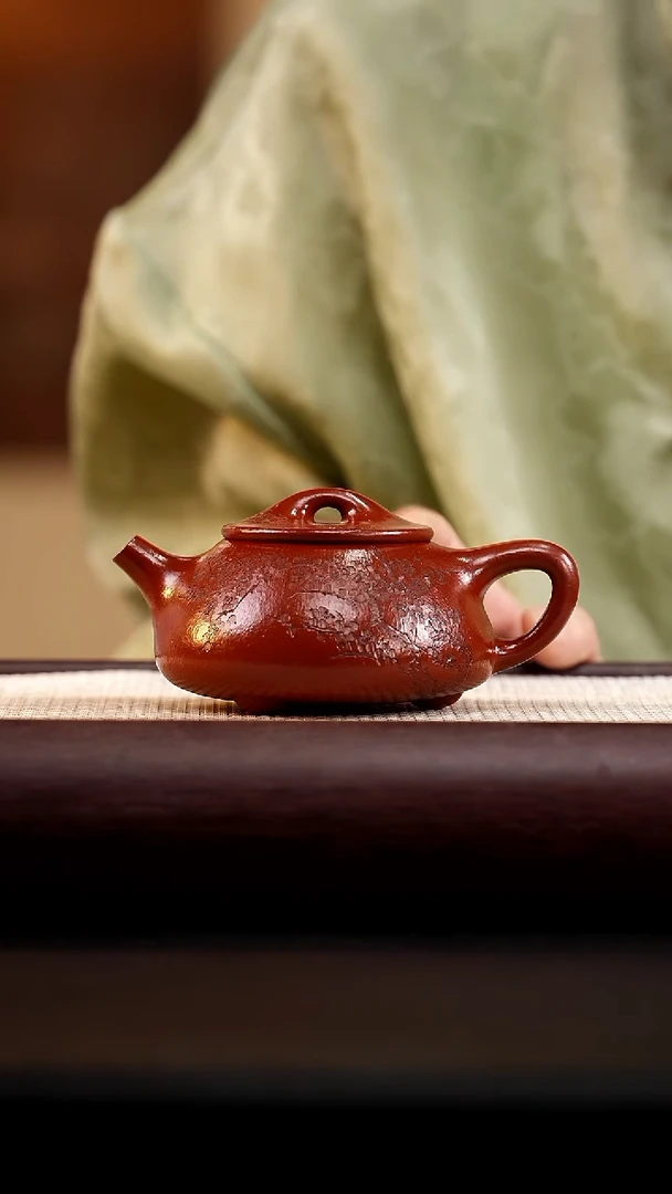 茶壶紫砂二厂朱泥景舟石瓢260cc
