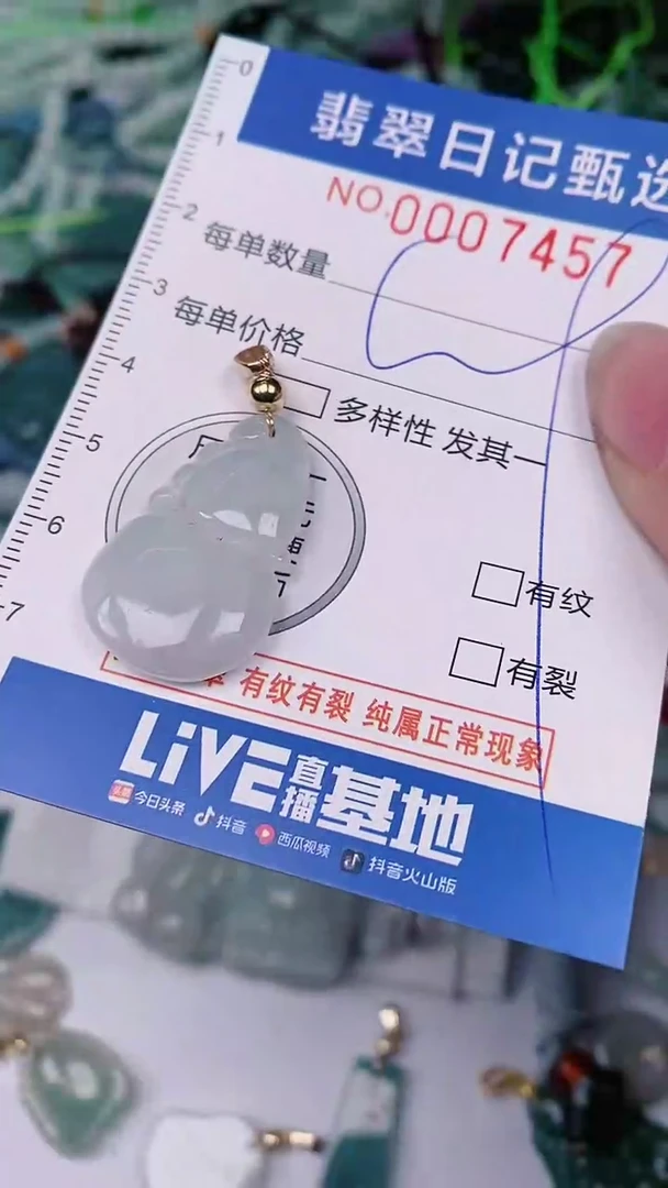 【闪购商品】翡翠颈饰未镶嵌00007457