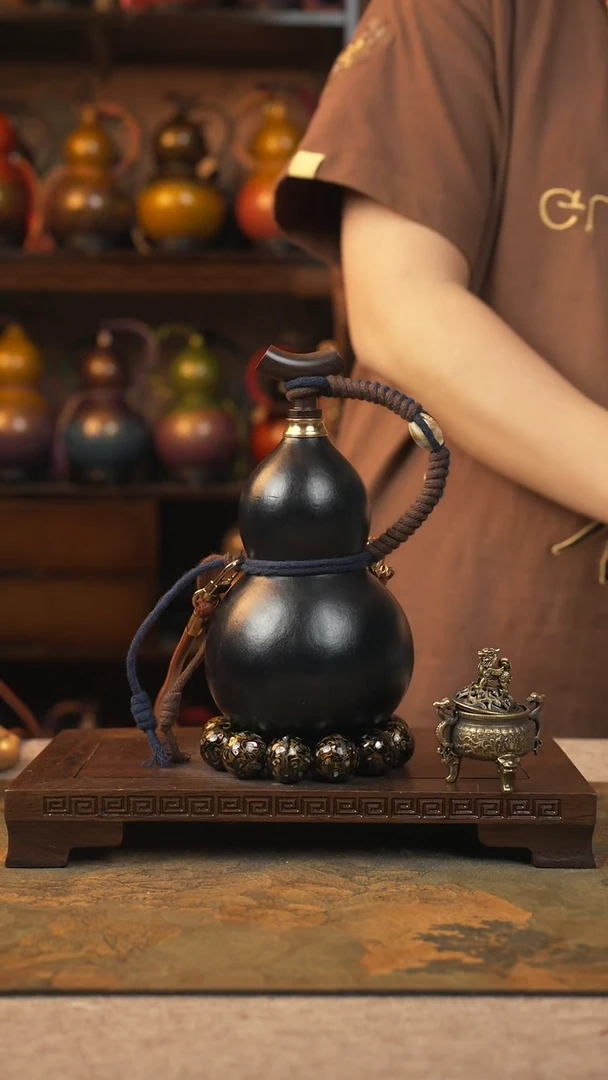 093大漆一物一拍记葫堂出品【不带手串】