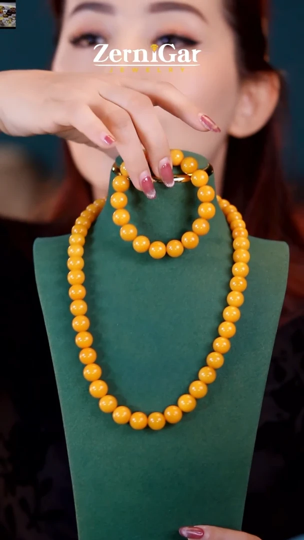 【闪购商品】琥珀颈饰未镶嵌天然琥珀项链