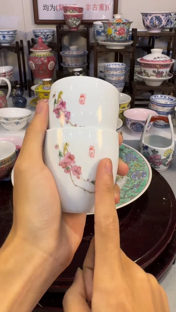 景德镇桃花杯@@@@@@@@
