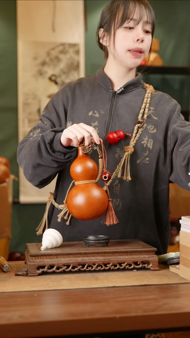 股**生224号精品天然大漆酒葫芦一物一拍~