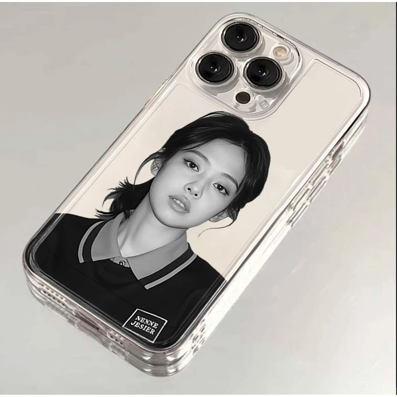 金珍妮Jennie适用iphone16/15promax手机壳苹果13/12透明14卡通11