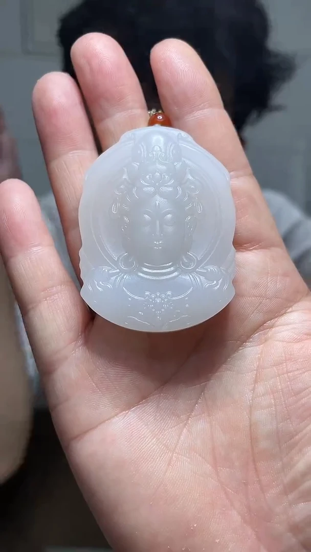 和田玉未镶嵌挂件1