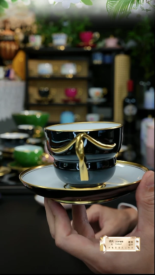 手工乌金釉咖啡杯，，，，，，，