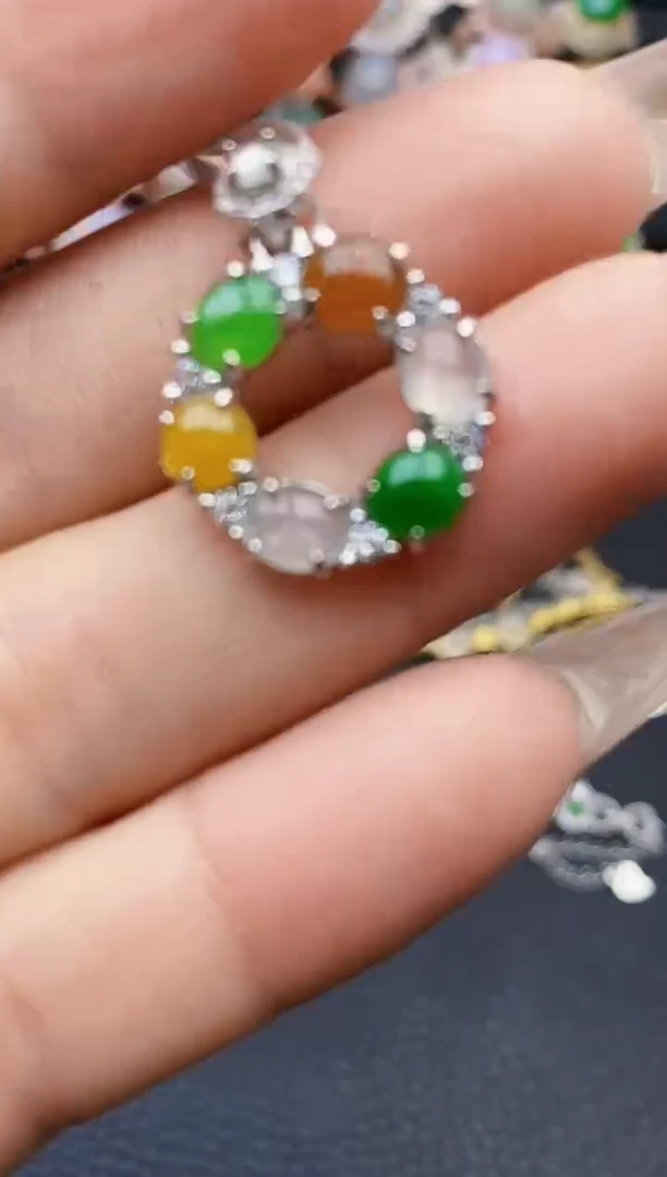 【闪购商品】翡翠戒指银S925镶嵌1310