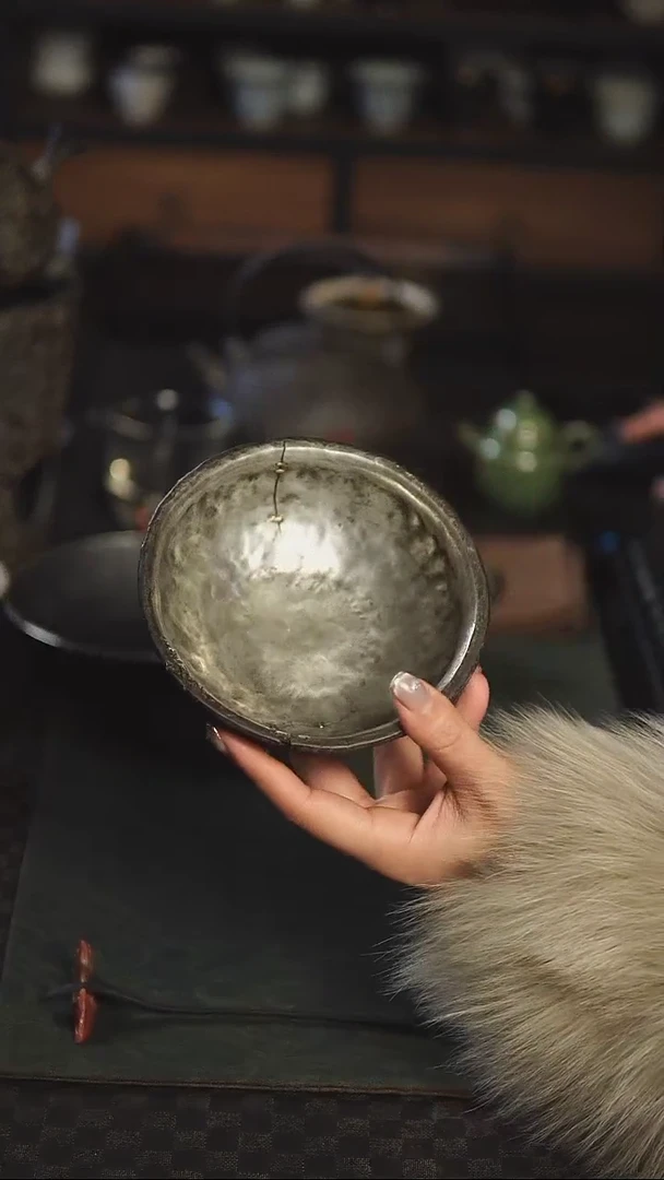 【闪购商品】麦小坤 纯锡手工壶承