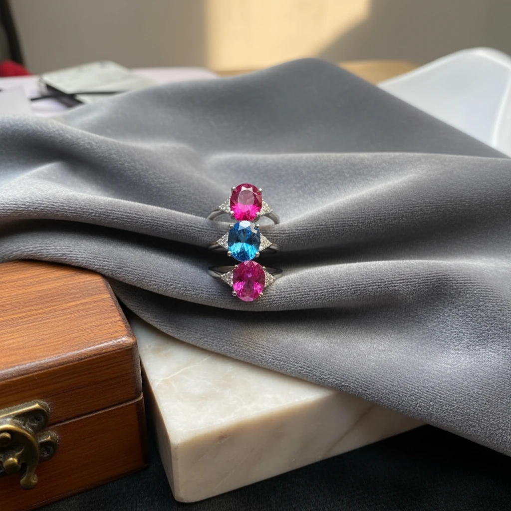 戒指 C026 时尚精美彩色戒指