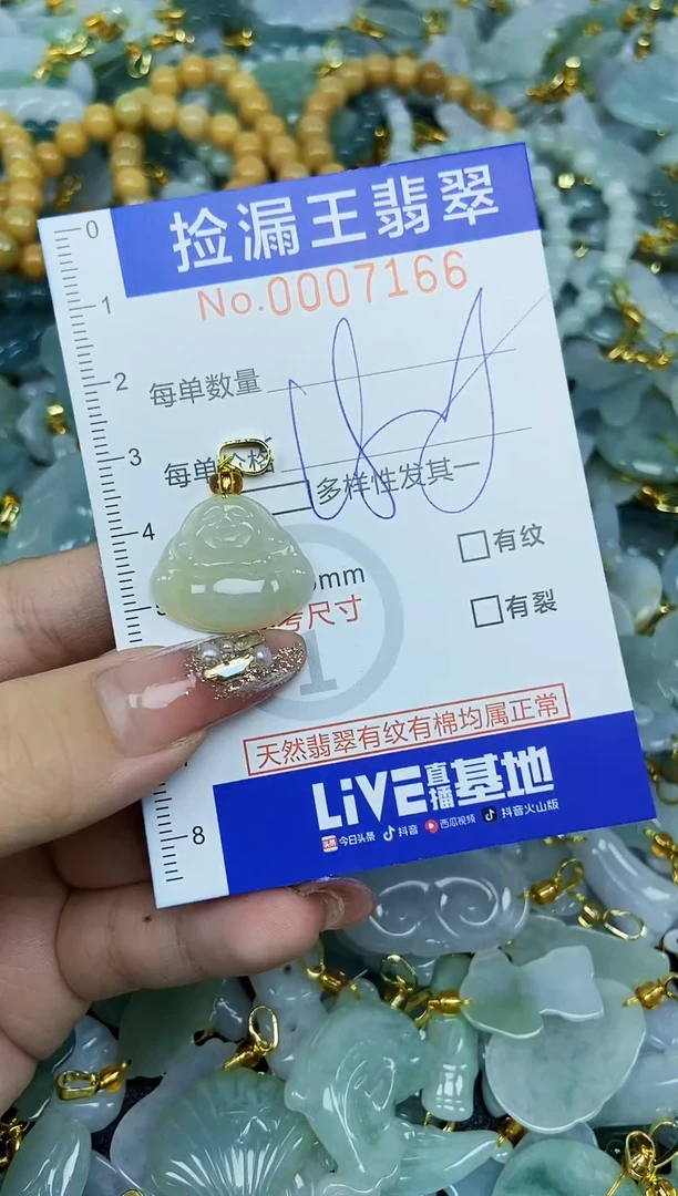 翡翠未镶嵌颈饰天然A货翡翠