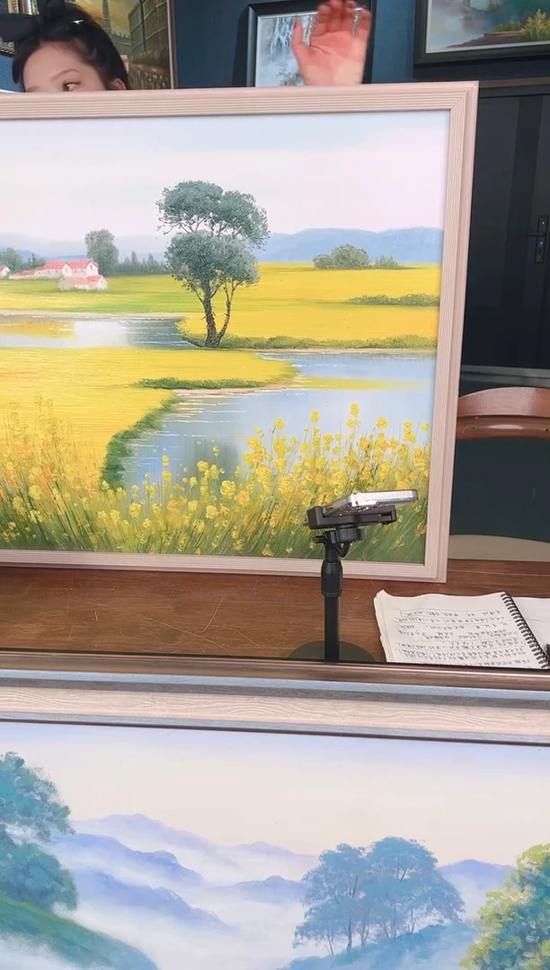 【闪购商品】油画12号 60*80 油菜花-手绘油画