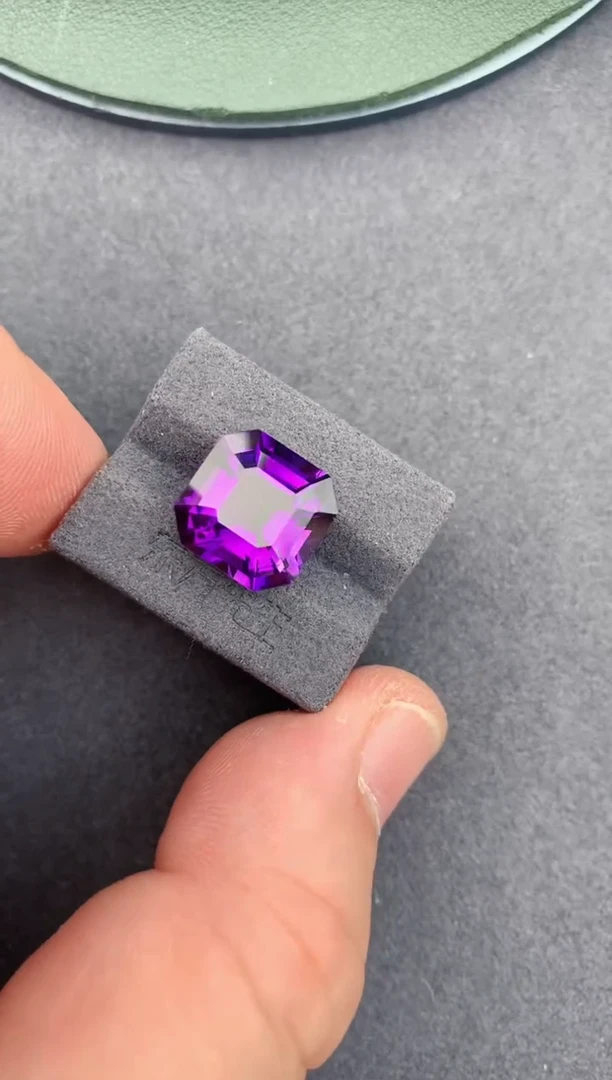 未镶嵌珠宝半成品紫晶8ct 紫水晶 定制