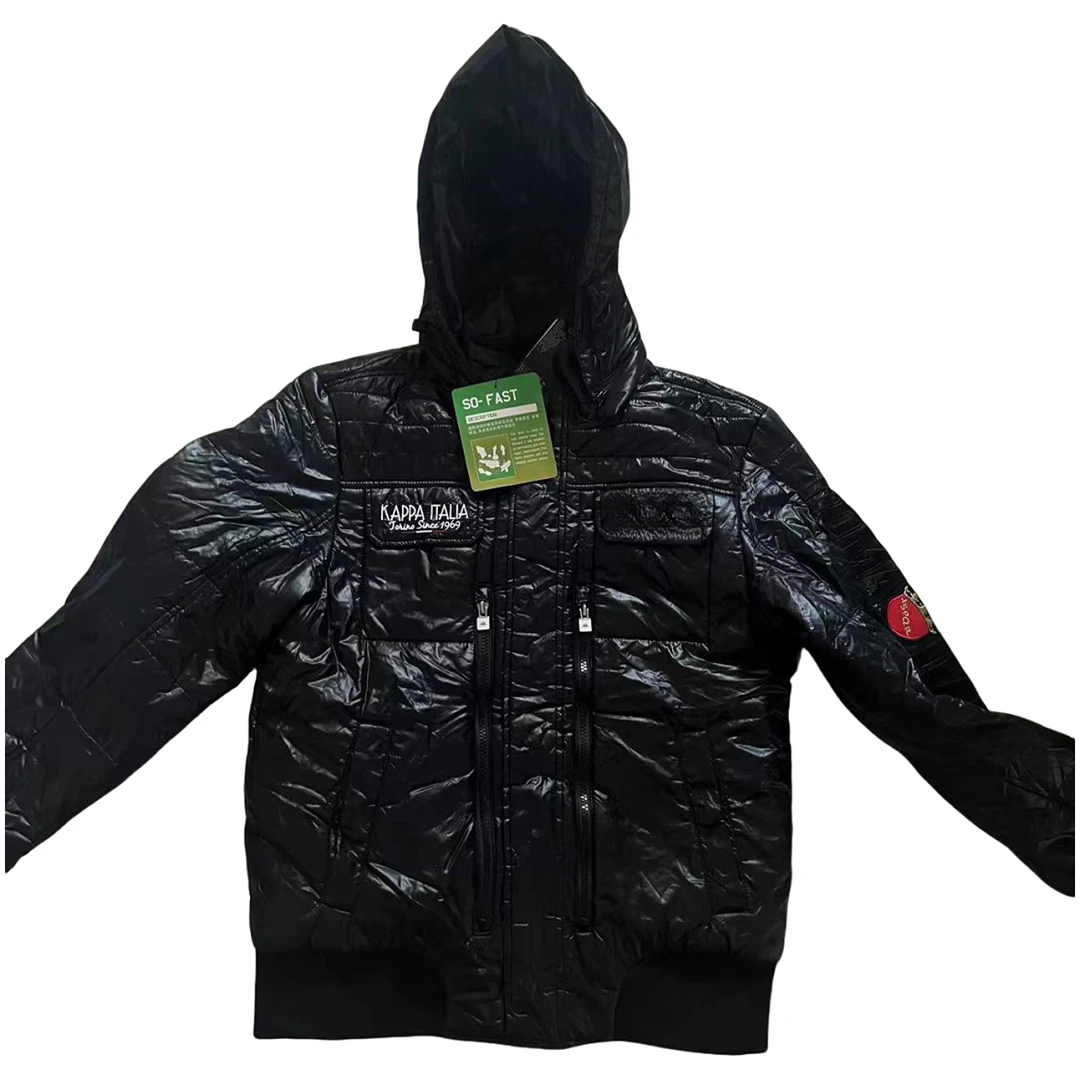 71502黑色棉衣外套