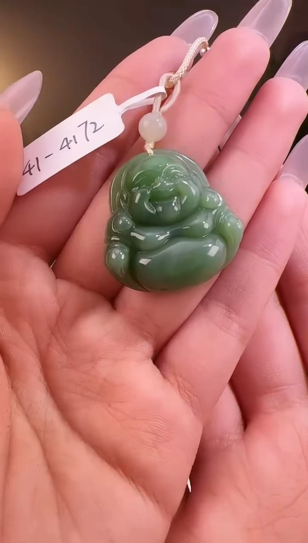 【闪购商品】和田玉颈饰未镶嵌佛公4172