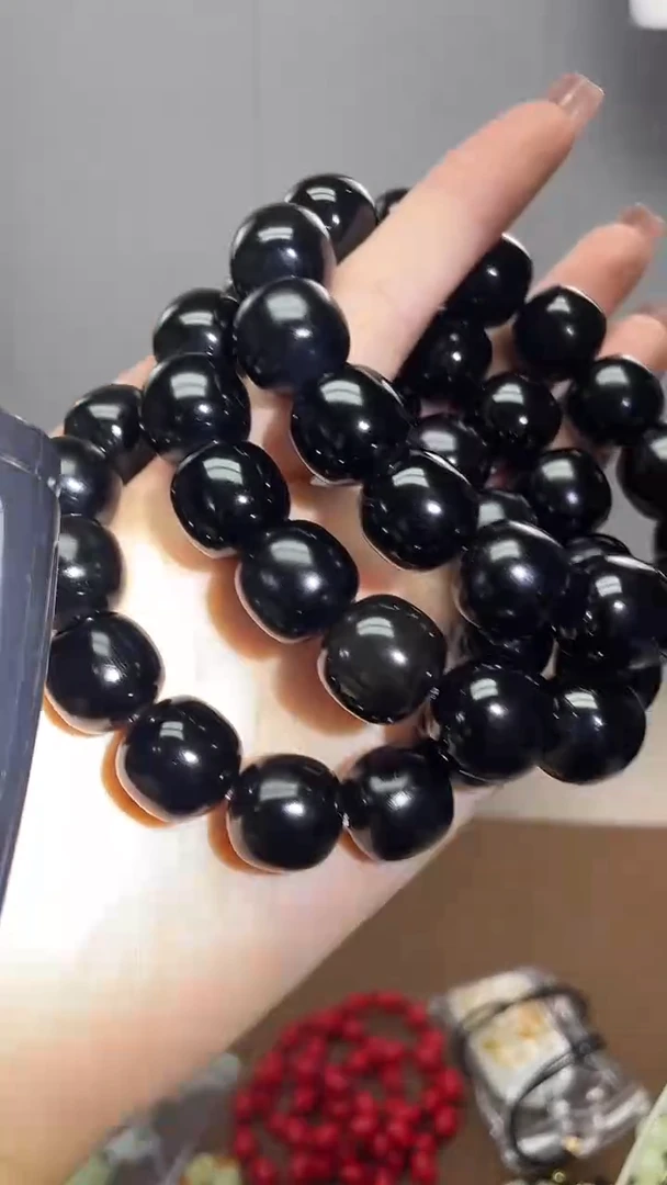 和田玉未镶嵌挂件黑手串 多样性发货任意一件