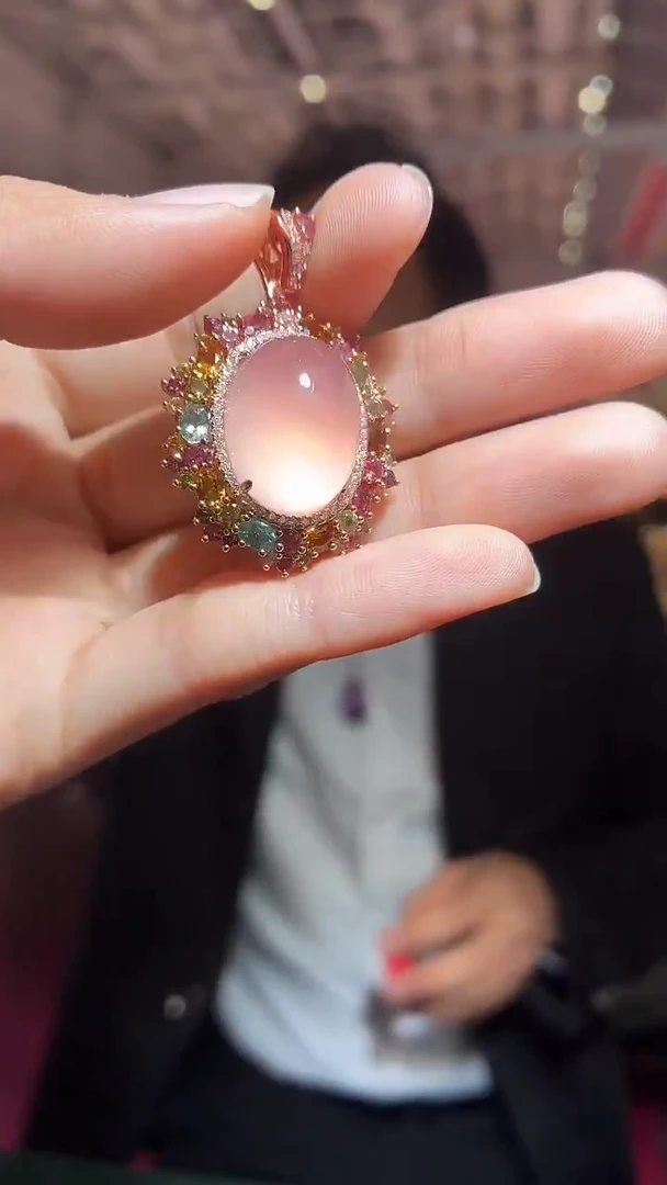 颈饰银S925镶嵌水晶（扎德严选）