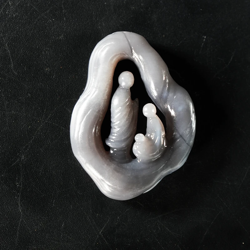 lot10 “禅意师徒” 挂件/QG51229-186378 保利山东