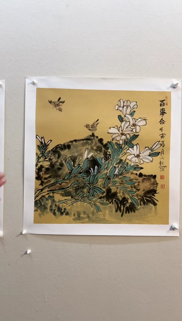 【闪购商品】国画绘画作品4平尺花鸟