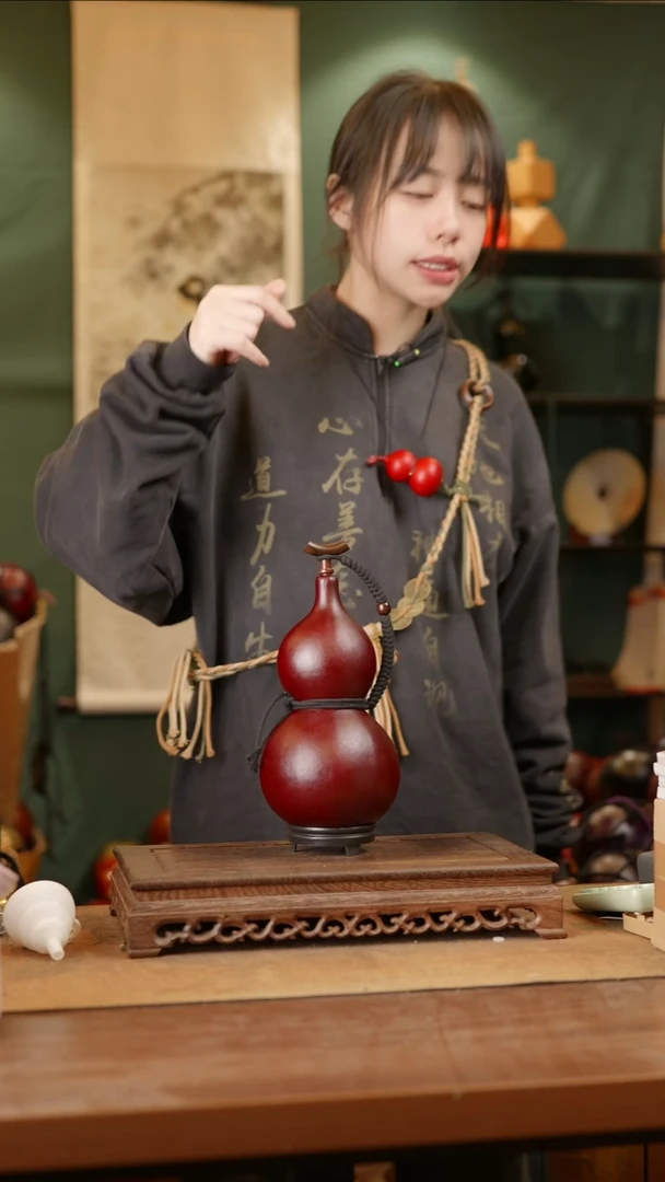 42号精品天然大漆酒葫芦一物一拍~