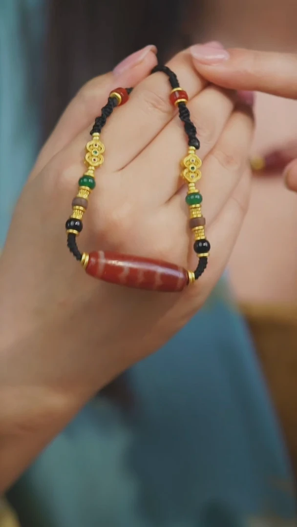 玛瑙/玉髓项链未镶嵌多样性发其一 大鹏