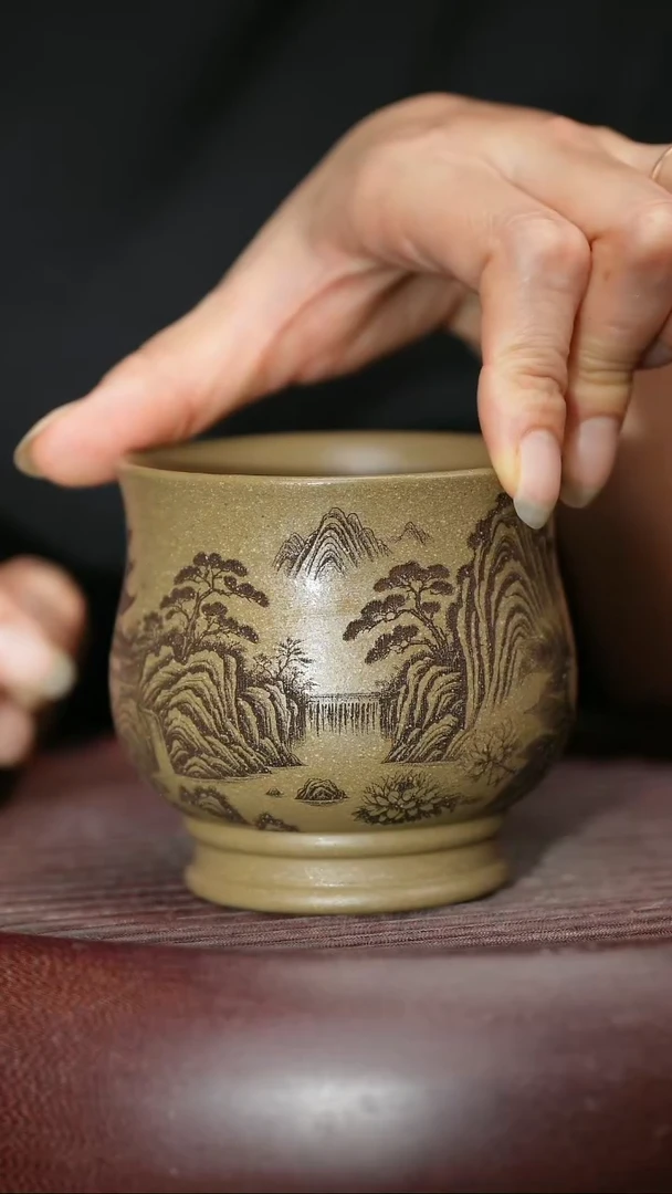 茶杯紫砂紫砂主人杯福利放漏