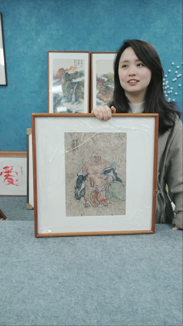 【闪购商品】国画50*50本土老师人物