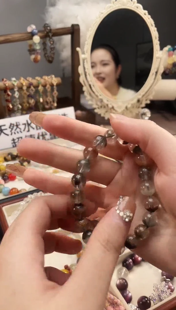 未镶嵌手串水晶四季幽灵手串