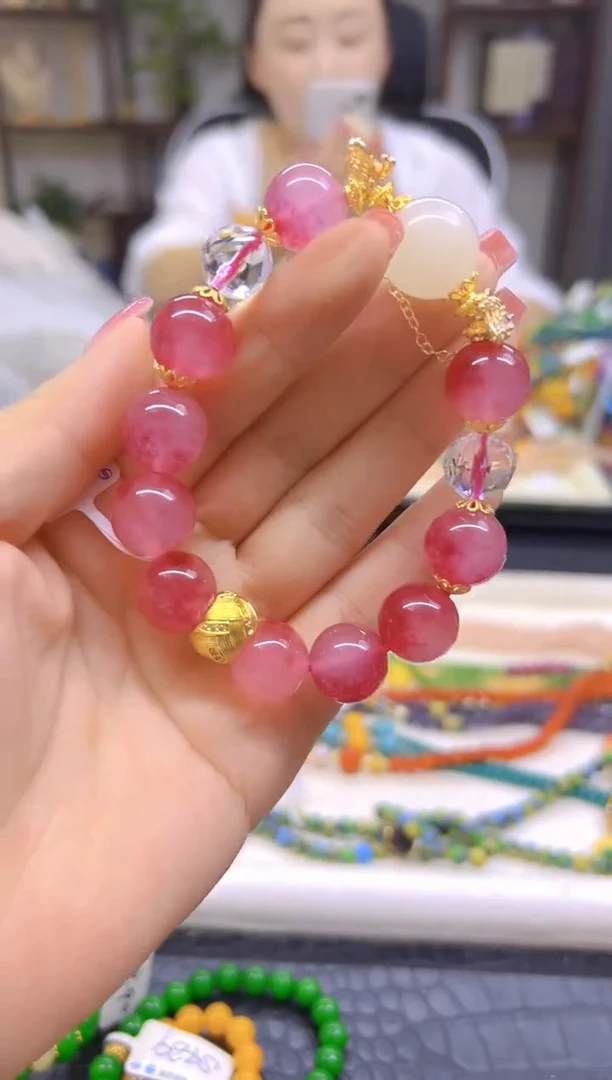 未镶嵌手链芙蓉石DIY款S868