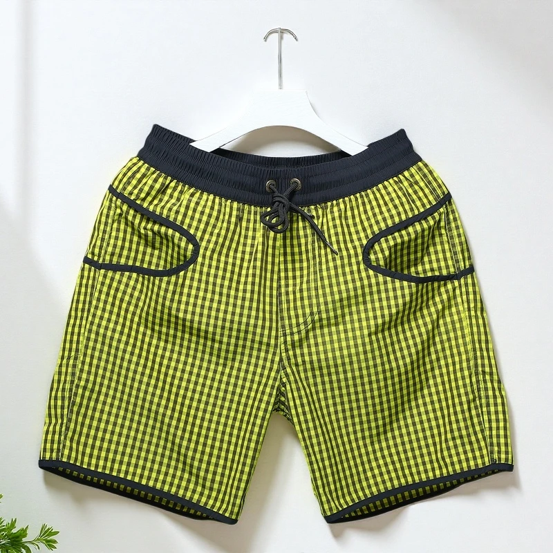 新款2025爆款个性多口袋四分裤男款夏季速干沙滩裤海边休闲短裤男