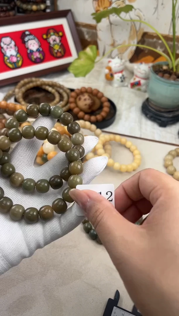 手串菩提根/象牙果a412 卡13 干磨海子