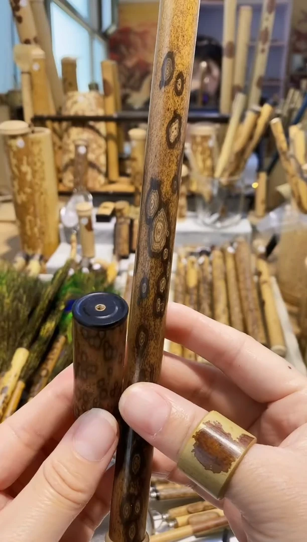 梅鹿竹精品香筒一个带香插