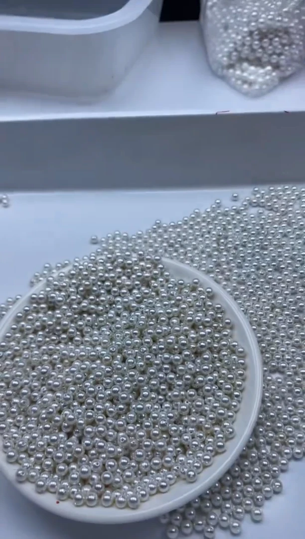 未镶嵌拼合珍珠（马贝珠）颈饰w842贝珠4mm*50颗