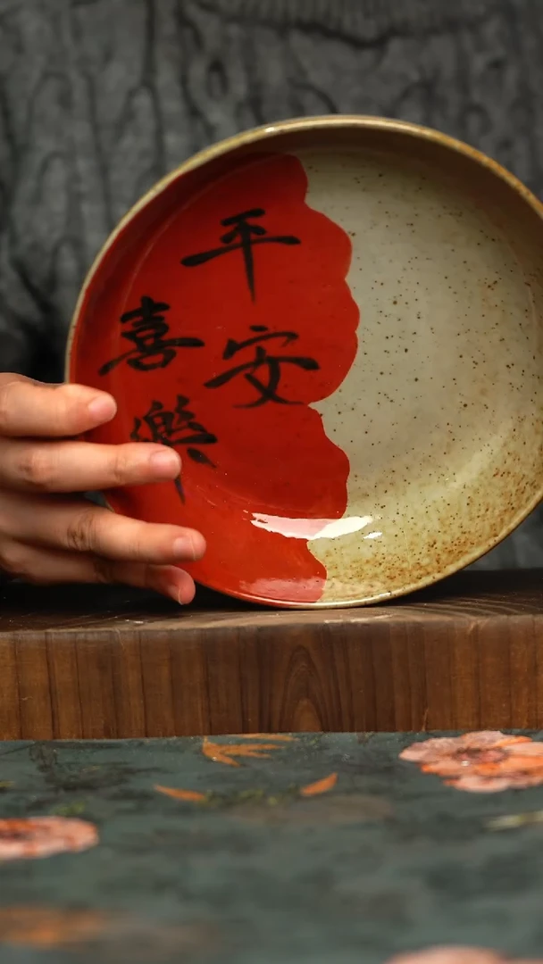 杯釉下彩手工手绘同款陶器