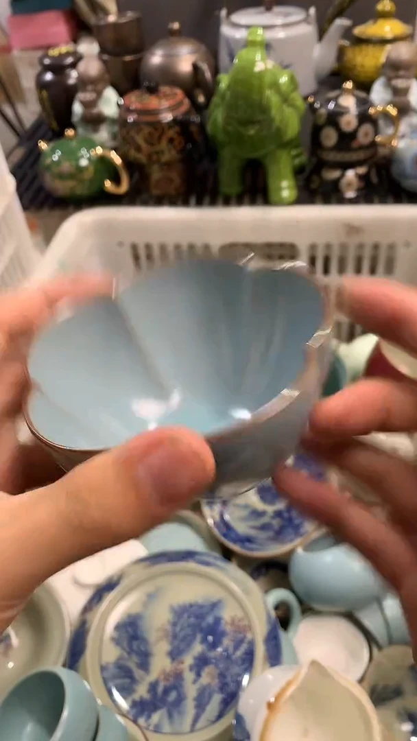微微瑕疵茶杯茶具盖碗【安全包装不带礼盒】